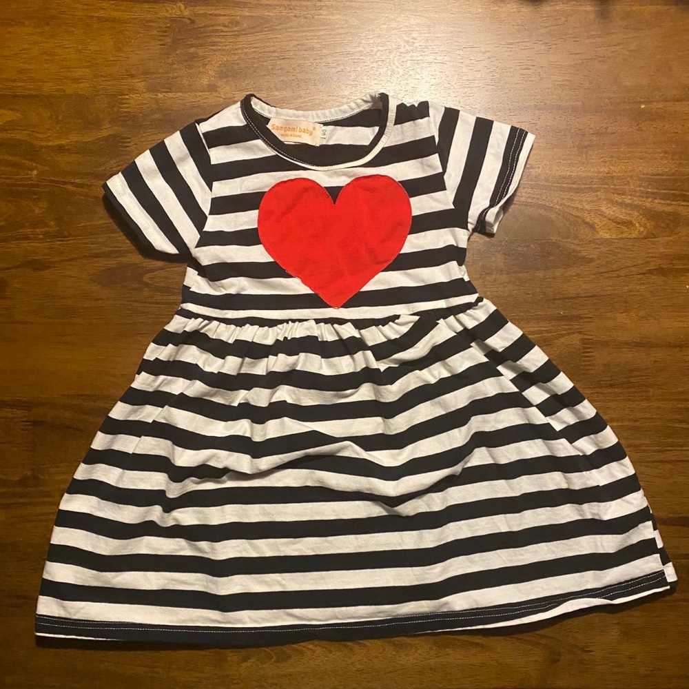 Samgami Baby 3T Heart Dress